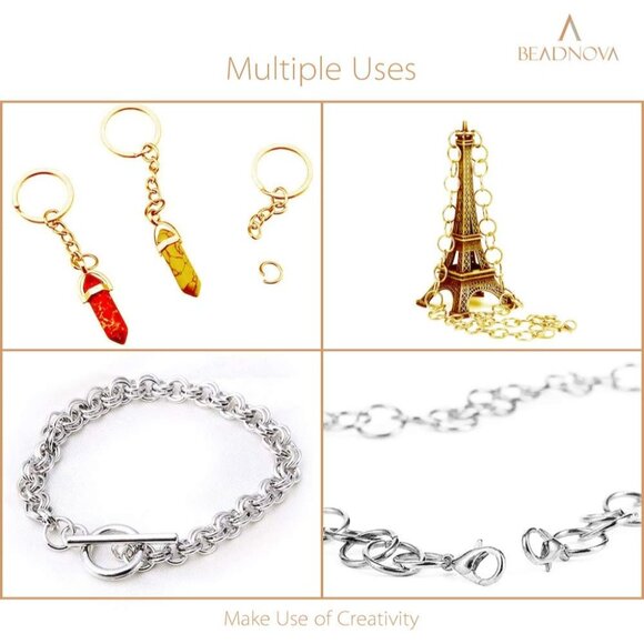 5mm Jump Rings for Jewelry Making Silver Open Jump Rings for Earrings and Keycha - Picture 5 of 5